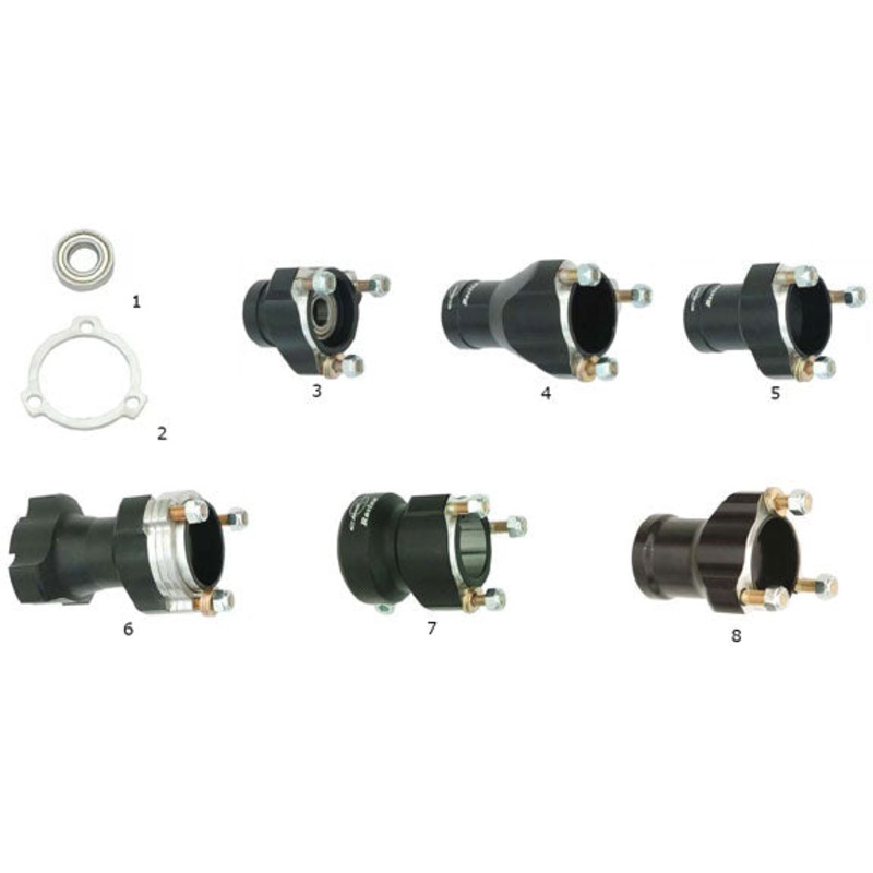 Close Out! 4. FMN.00123 CRG Front Wheel Hub 100cc CRG Pattern, Long, 17mm Bearing, One Left!