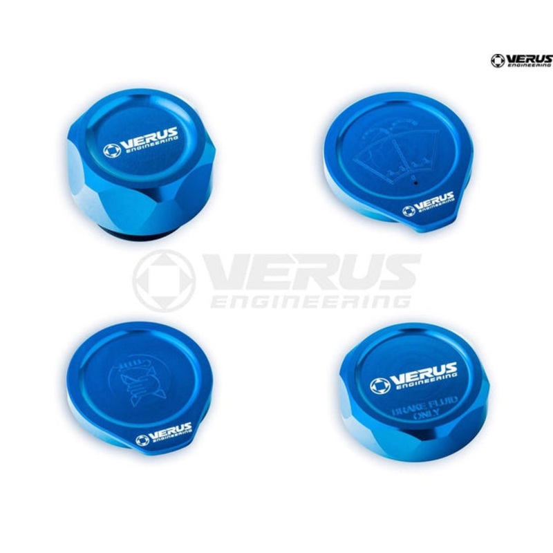 Verus Engineering 22-2023 BRZ/GR86 Engine Bay Cap Cover Kit – Blue | A0435A-BLU-FHS