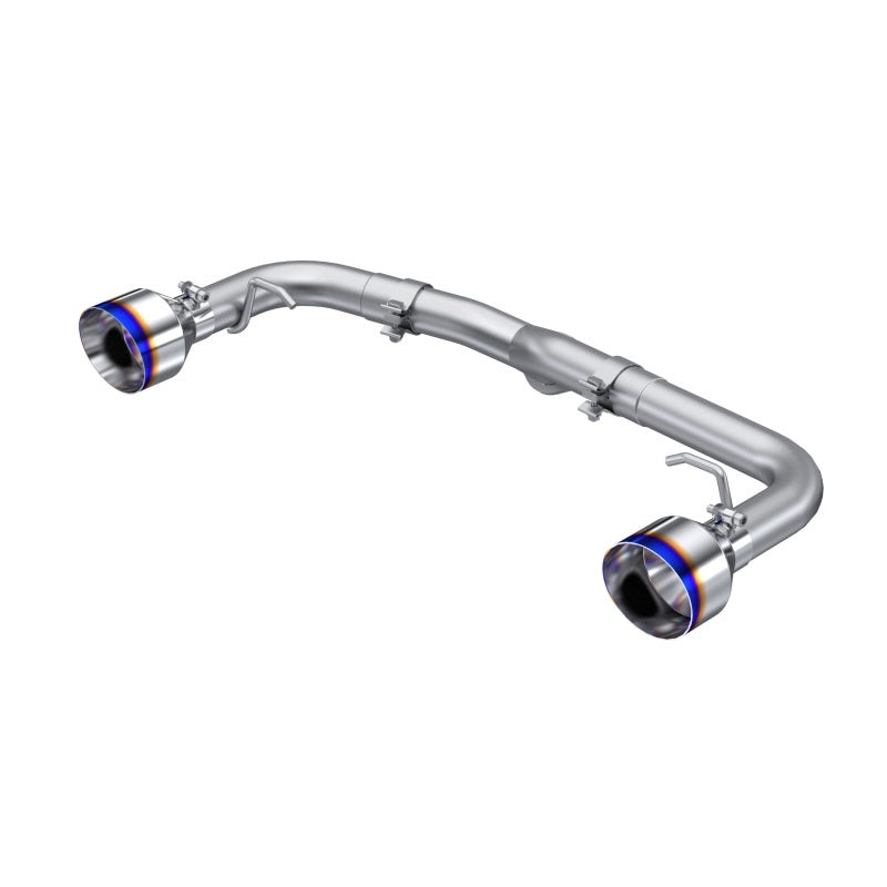 MBRP 2022 Subaru BRZ 2.4L/Toyota GR86 2.4L 2.5in Dual Split Rear Exit w/5in OD Burnt End Tips – T304