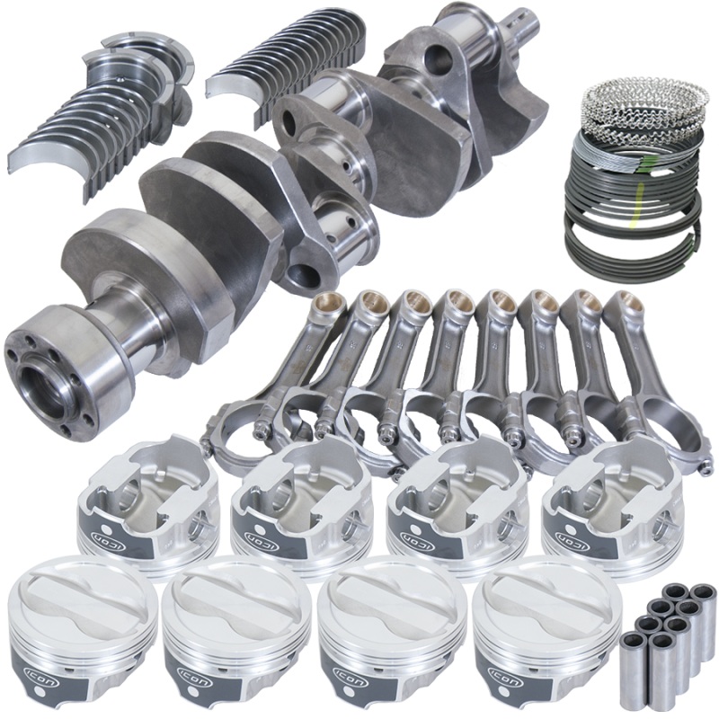 Eagle Chevy LT1350 1Pc 3.750in Crank 6.000in I-Beam Rods -18cc 4.060in Pistons Rotating Assembly