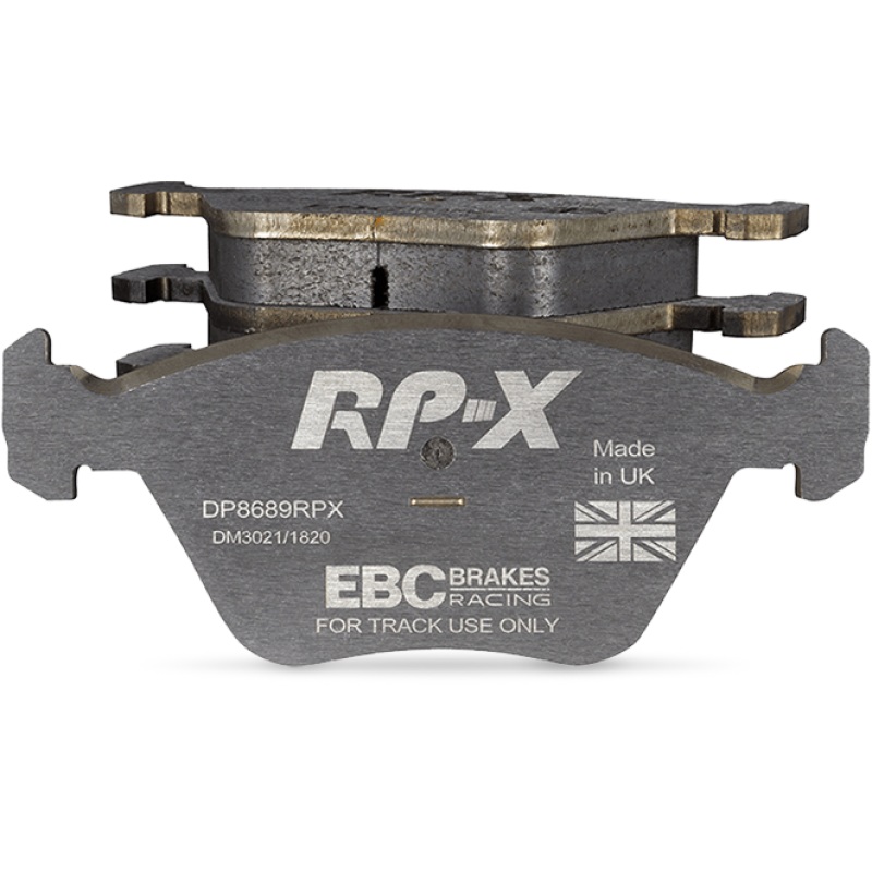 EBC Racing 10-14 Ford Mustang (5th Gen) 3.7L RP-X Front Brake Pads