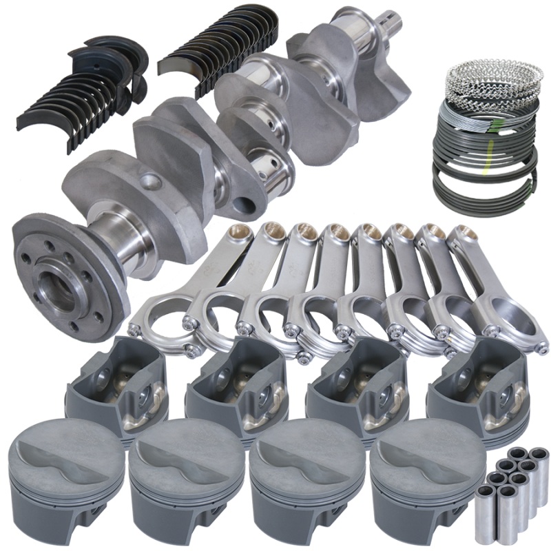 Eagle Chevy 350 3.480in Crank 5.700in H-Beam -5cc Flat Top 4.040in Pistons Rotating Assembly