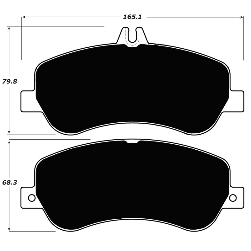 Porterfield Brake Pads for 2012 MERCEDES-BENZ GLK350