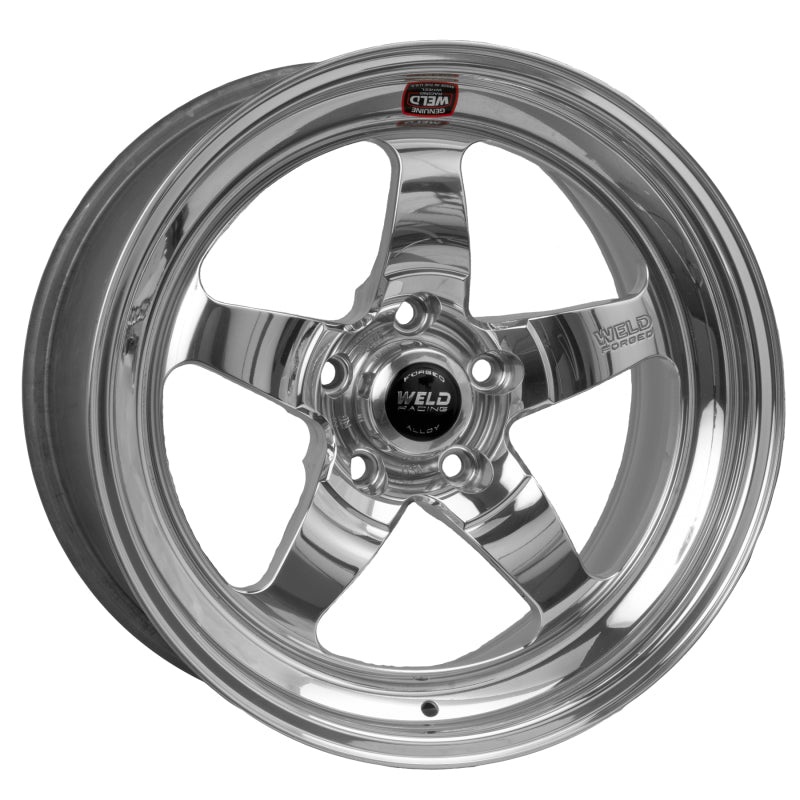 Weld S71 18×10.5 / 5×4.5 BP / 4.2in. BS Polished Wheel (Medium Pad) – Non-Beadlock