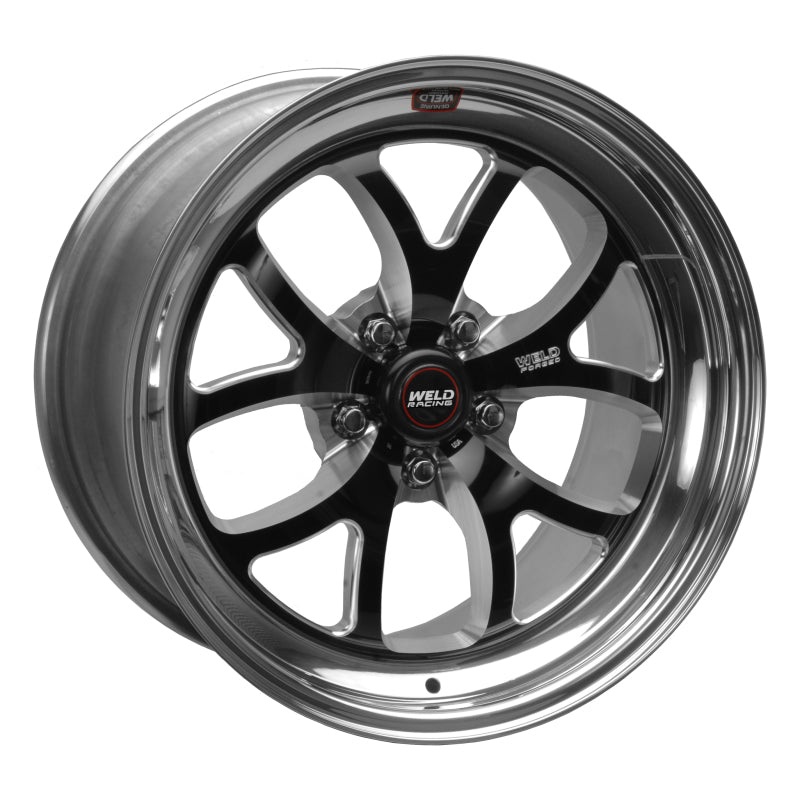 Weld S76 18×7.5 / 5x120mm BP / 4.1in. BS Black Wheel (High Pad) – Non-Beadlock