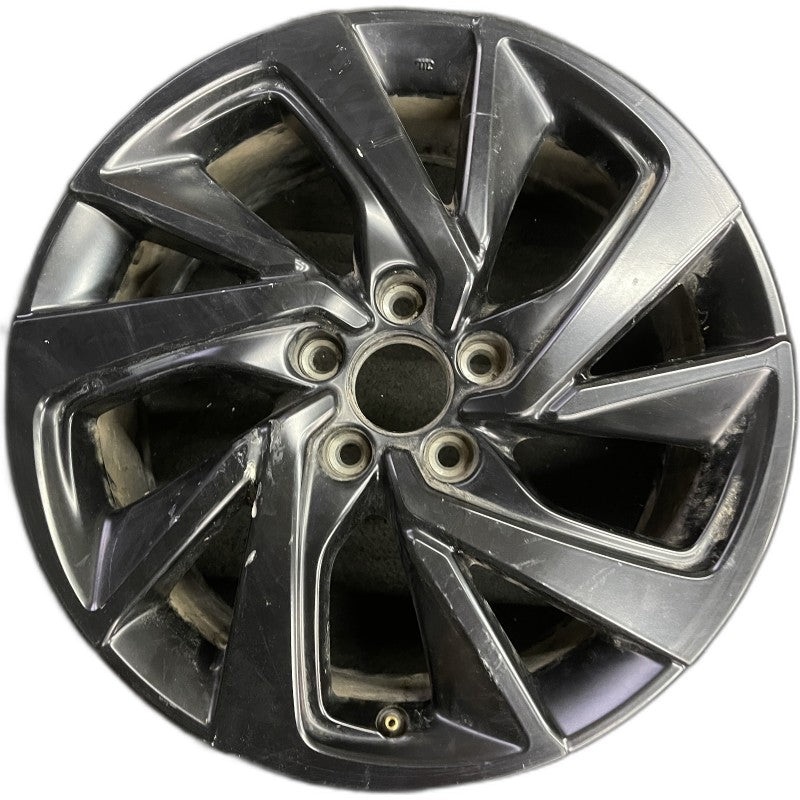 18″ HR-V 19-21 18×7.5 alloy 10 angled spokes black Original OEM Wheel Rim