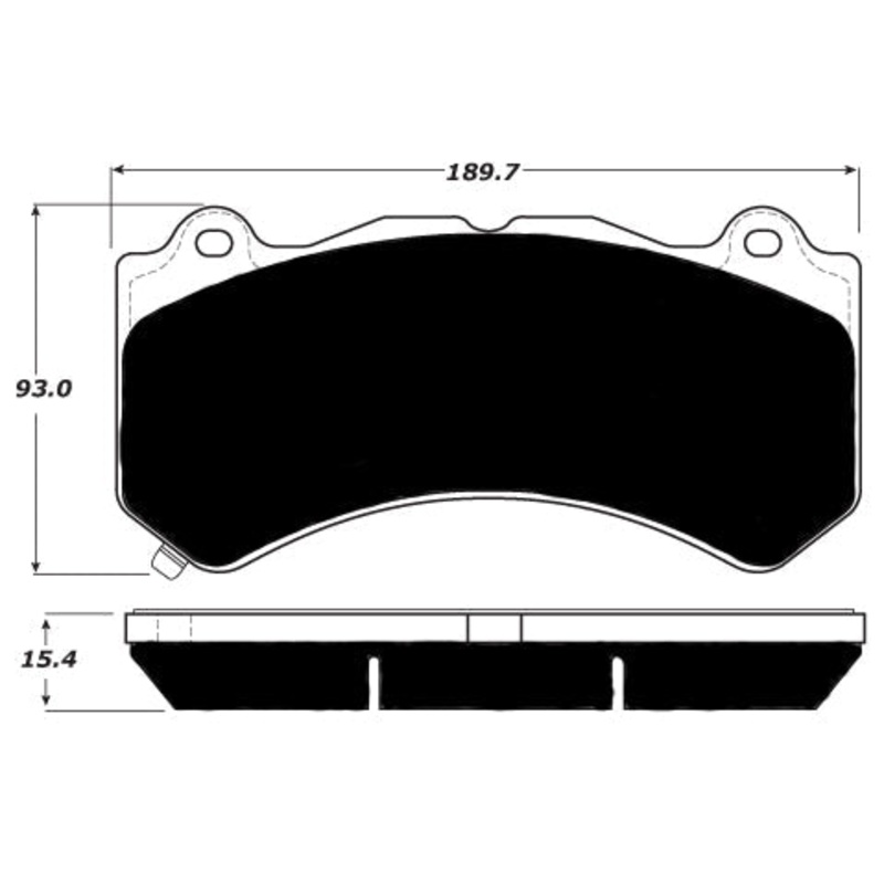 Porterfield Brake Pads for 2017 CHEVROLET CORVETTE Grand Sport