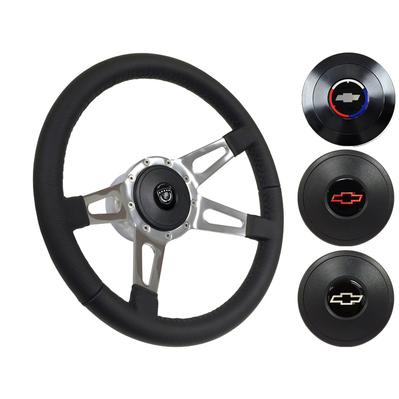 1990-2005 Corvette Steering Wheel Kit | Black Leather | ST3070