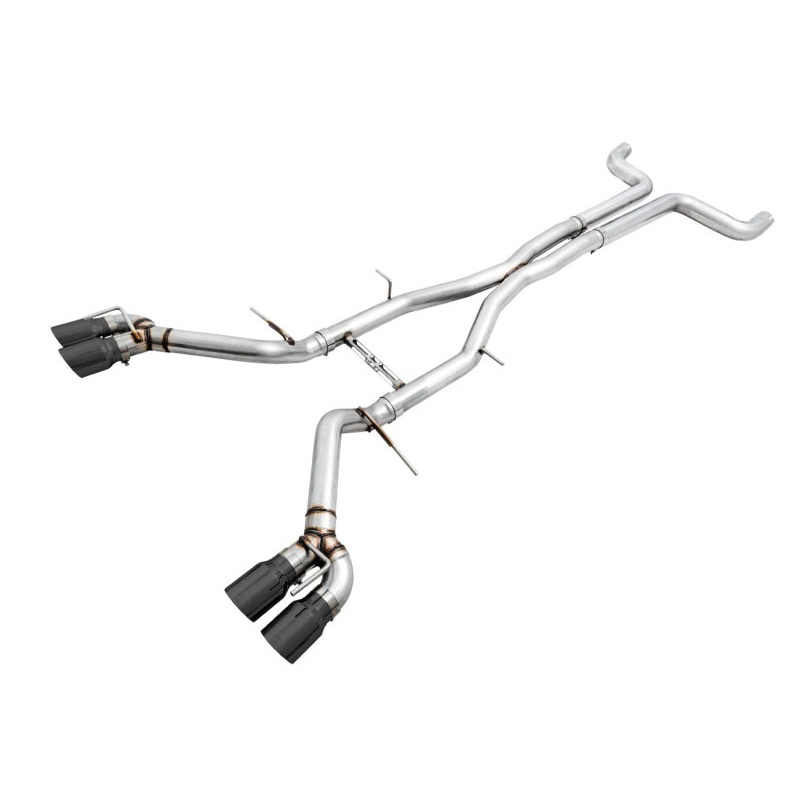 AWE Tuning 16-19 Chevy Camaro SS Non-Res Cat-Back Exhaust – Track Edition (Quad Diamond Black Tips)