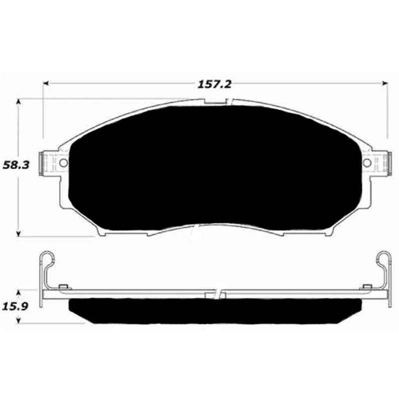 Porterfield Brake Pads for 2005 INFINITI G35 2WD