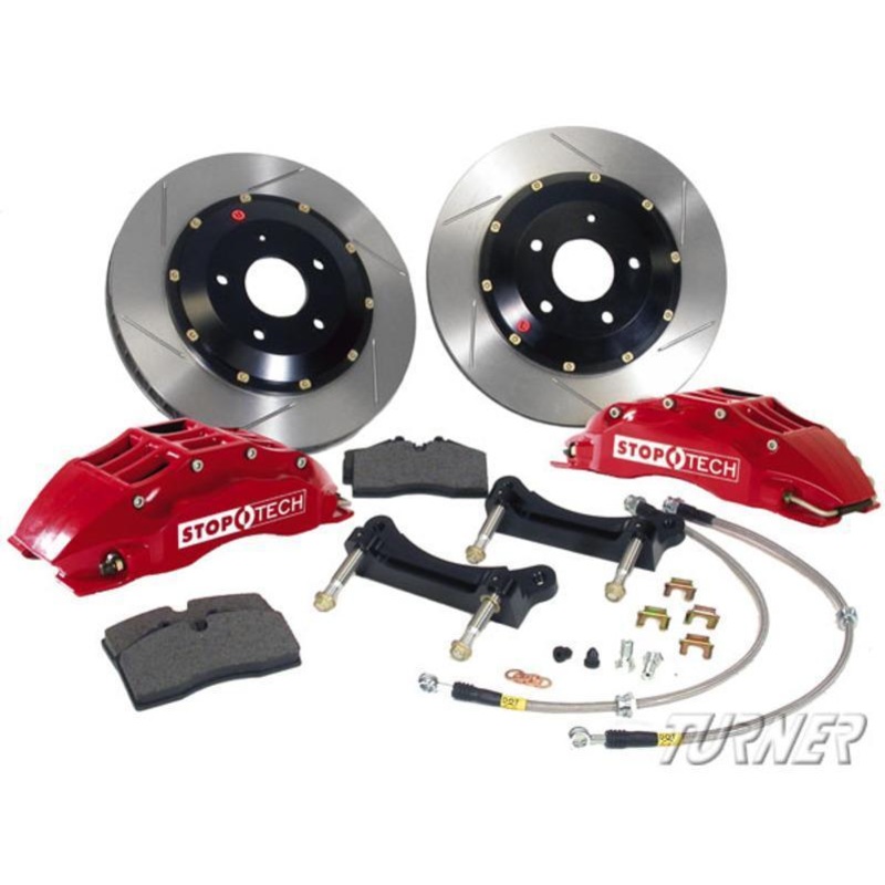 StopTech 355mm 6-Piston Big Brake Kit w/ Slotted Rotors | 2015+ VW Golf R Mk7 (83.896.6700.51)