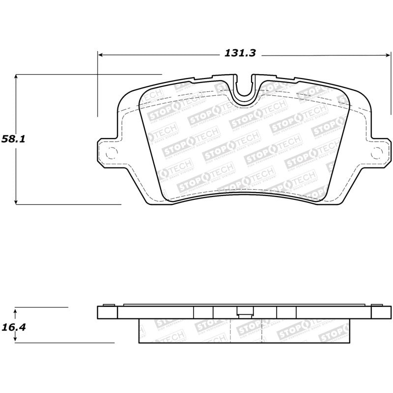 StopTech Street Brake Pads – Rear