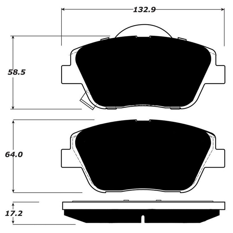 Porterfield Brake Pads for 2014 HYUNDAI SONATA