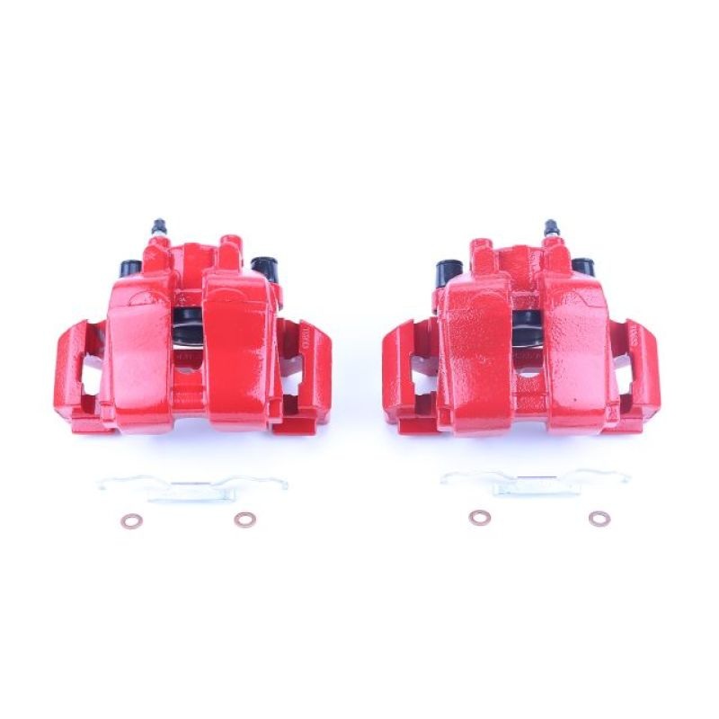 Power Stop 07-12 Ford Escape Front Red Calipers w/Brackets – Pair