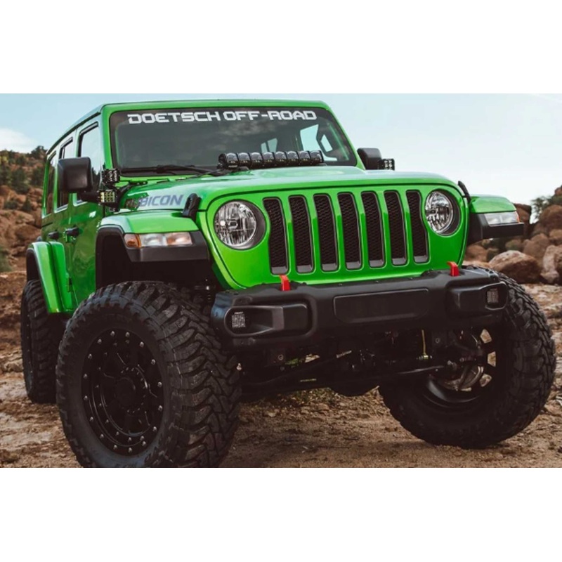 Rigid Industries Rigid Hood Mount Kit – fits 20in Adapt Bar (RIG41665)