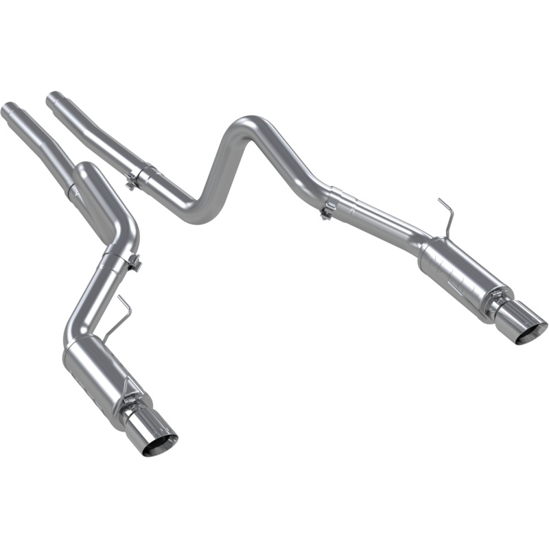 MBRP 3-Inch Race Dual Exit Cat-Back Exhaust w/ Stainless Steel Tips | 2007 – 2010 Ford GT500 & 2005 – 2010 GT (S7270AL)