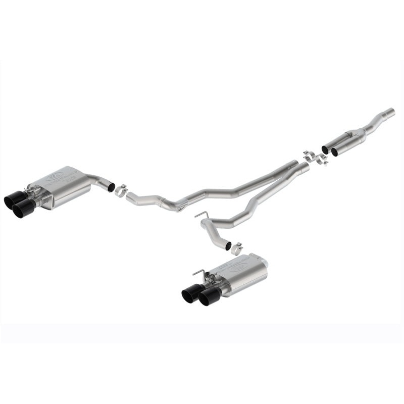 Ford Racing 2024 Mustang 2.3L Sport Active Cat-Back Exhaust – Black Tip