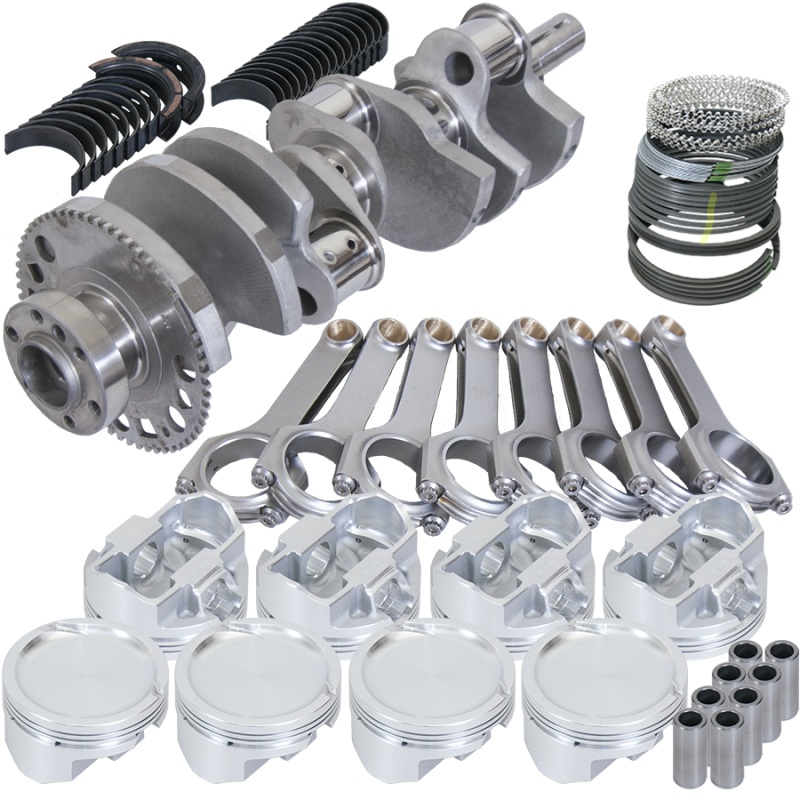 Eagle Chevy LS 4.8/5.3 4.000in Crank 58 Tth Rlctor 6.125in H-Beam 3.820in Pistons Rotating Assembly