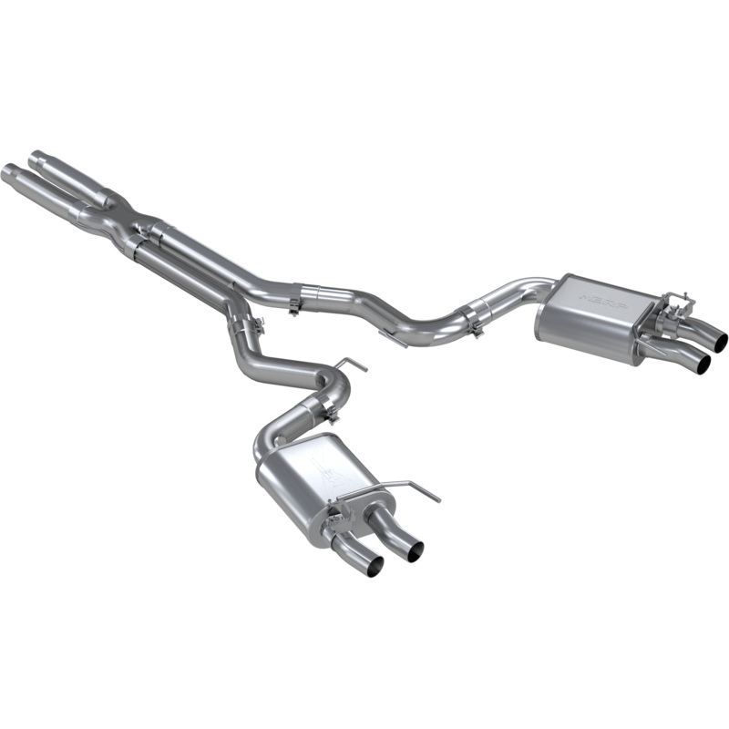 MBRP 3-Inch Race Quad Exit Cat-Back Exhaust | 2016 – 2020 Ford Mustang Shelby GT350/350R (S7201304)