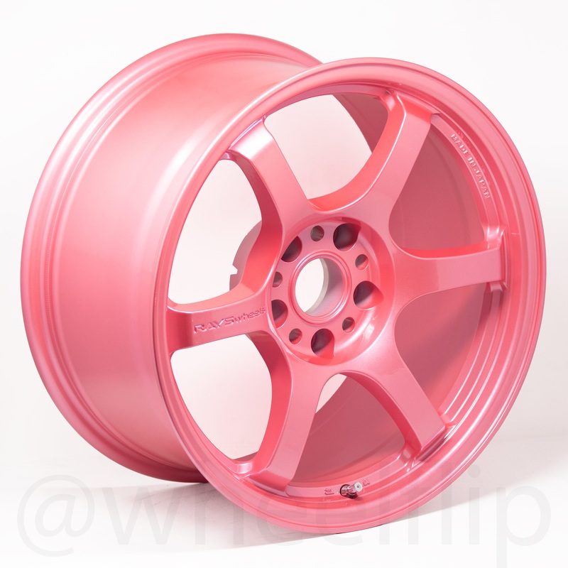 Gram Lights 57DR 17×9 +12 5×114.3 Sakura Pink (SET)