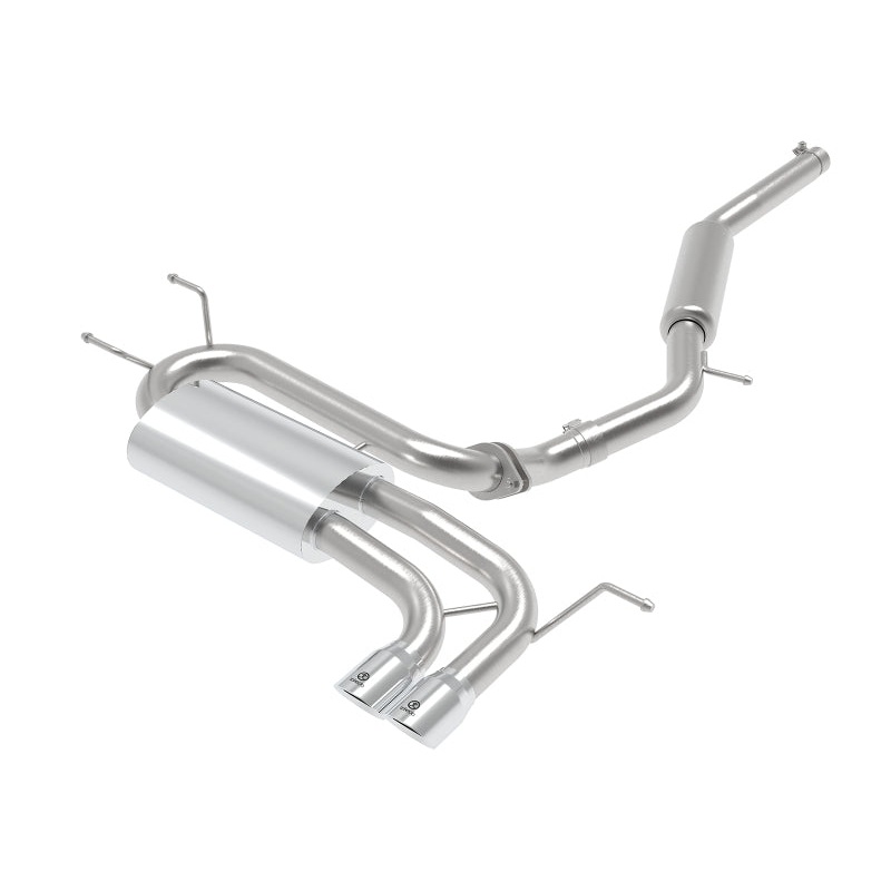 aFe Takeda 2-1/2 IN to 2-1/4 IN 304 Stainless Steel Cat-Back Exhaust w/ Polished Tip – 2016+ Mazda MX-5 Miata (ND)