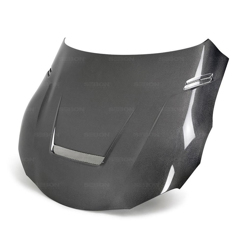 Seibon VS-Style Double Sided Carbon Fiber Hood | 2020-2026 Toyota Supra A90 (HD20TYSUP-VS-DS)