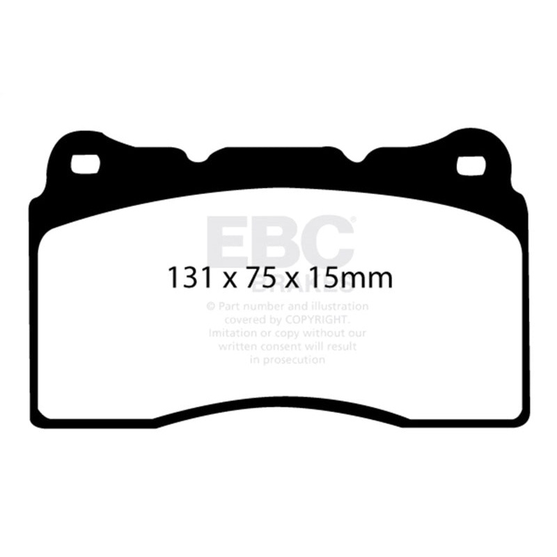 EBC 04-08 Acura TL 3.2 (Manual)(Brembo) Greenstuff Front Brake Pads