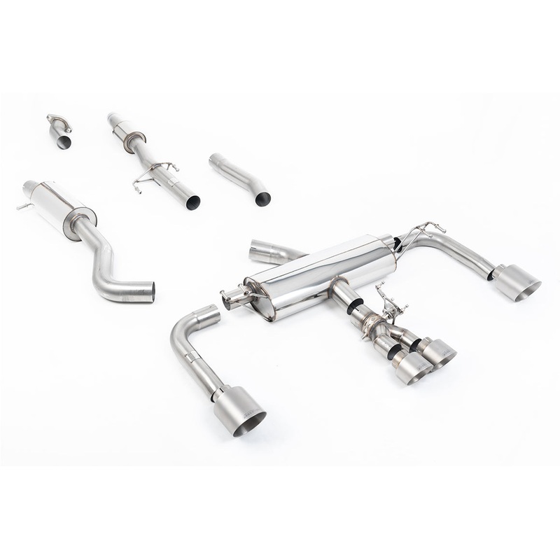 Milltek Toyota Corolla GR Corolla 1.6 Turbo 2023 to 2023  3 INCH RESONATED PRIMARY CAT BACK