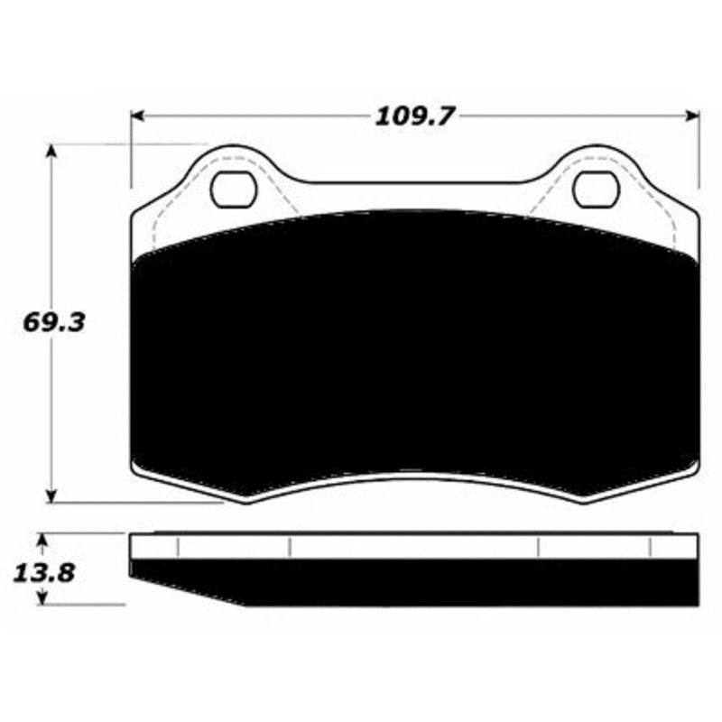 Porterfield Brake Pads for 2008 CADILLAC STS-V SUPERCHARGED