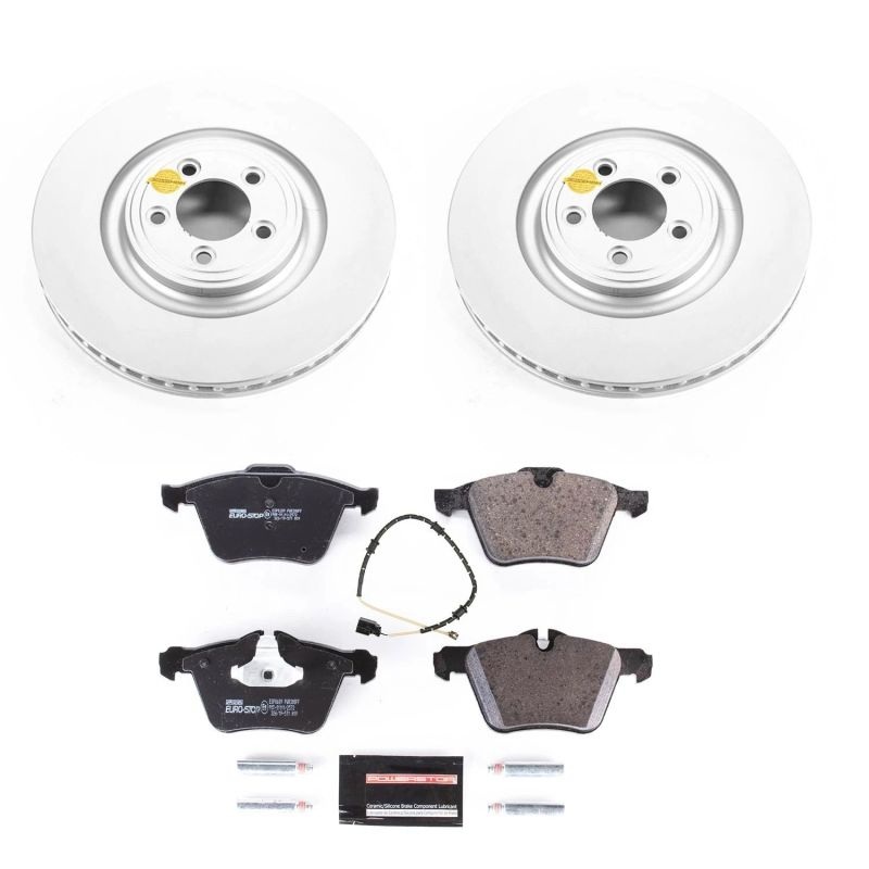 PowerStop Power Stop 10-15 Jaguar XF Front Euro-Stop Brake Kit