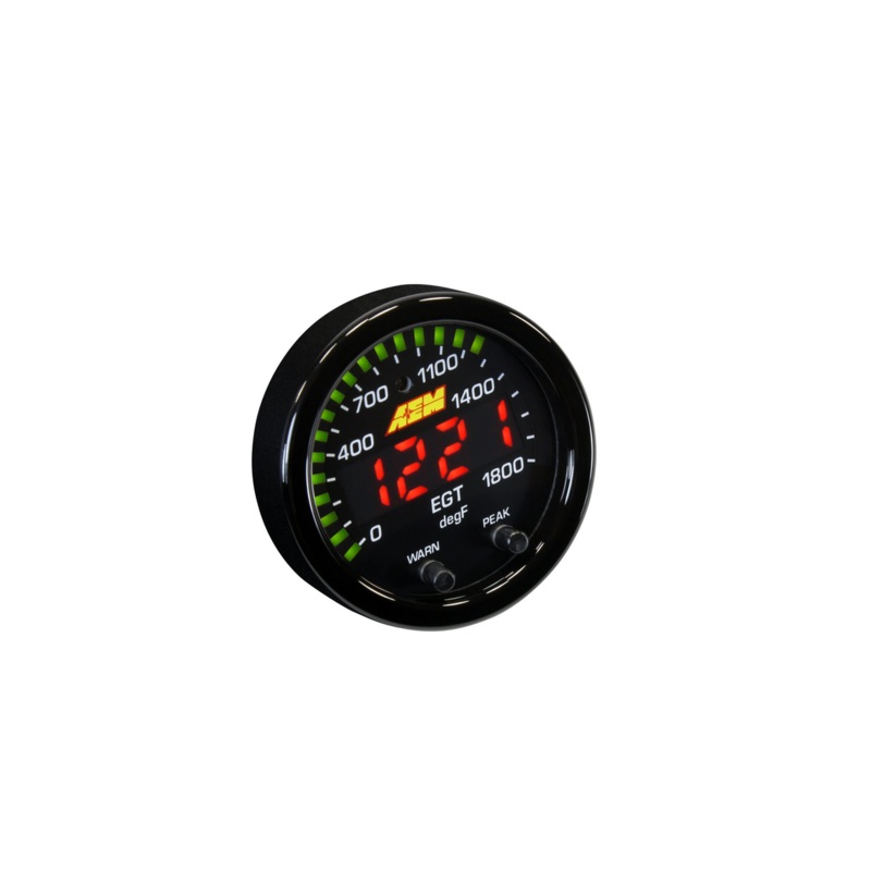 AEM X-Series EGT Gauge Kit (0-1800F/0-1000C )