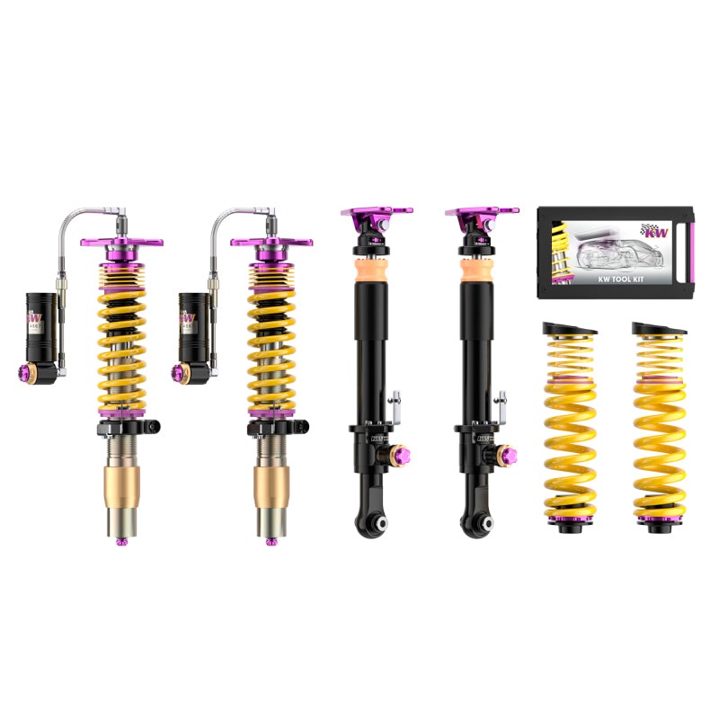 KW Suspension V4 3-Way Clubsport Coilovers – 21+ BMW M2/M3/M4 (G8X)