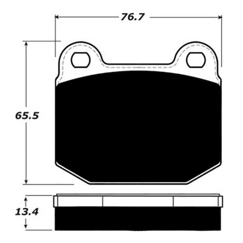 Porterfield Brake Pads for 2009 LOTUS EXIGE