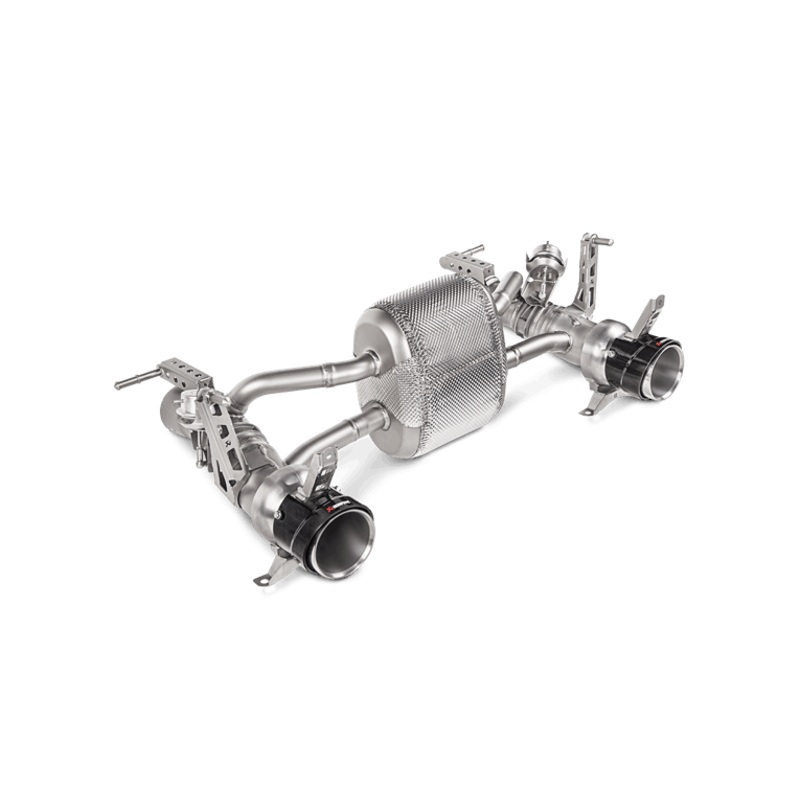 Akrapovi Exhaust 2016-2017 Ferrari 488 GTB Slip-On Line (Titanium)