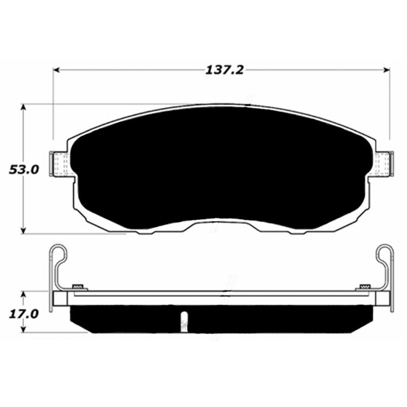 Porterfield Brake Pads for 2003 NISSAN SENTRA 2.5L Spec V