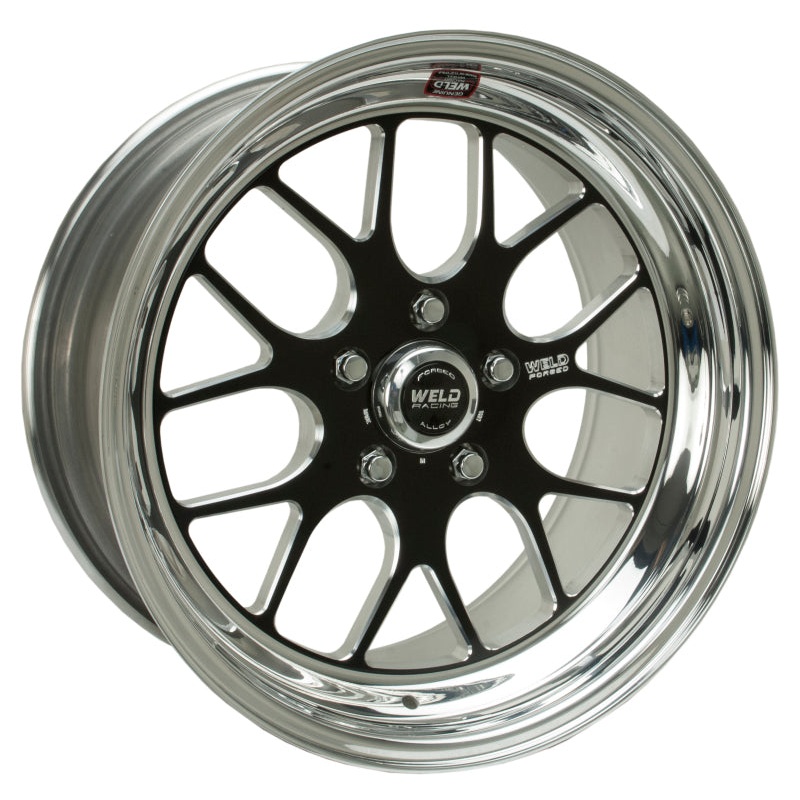 Weld S77 18×10 / 5×4.5 BP / 3.2in. BS Black Wheel (Low Pad) – Non-Beadlock
