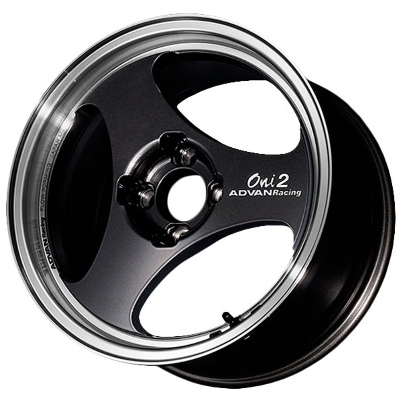 Advan Oni2 Wheel – 15×5.0 +45 | 4×100 | Machining & Black Gunmetallic