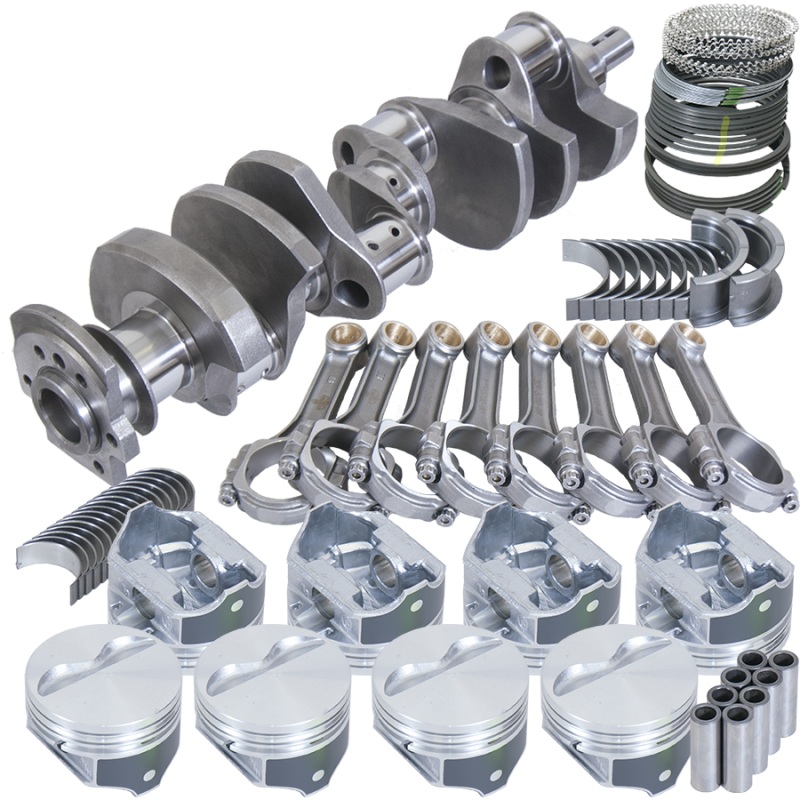 Eagle Chevy 350 2Pc 3.750in Crank 5.700in I-Beam Rod -5cc Flat Top 4.030in Pistons Balanced Assembly