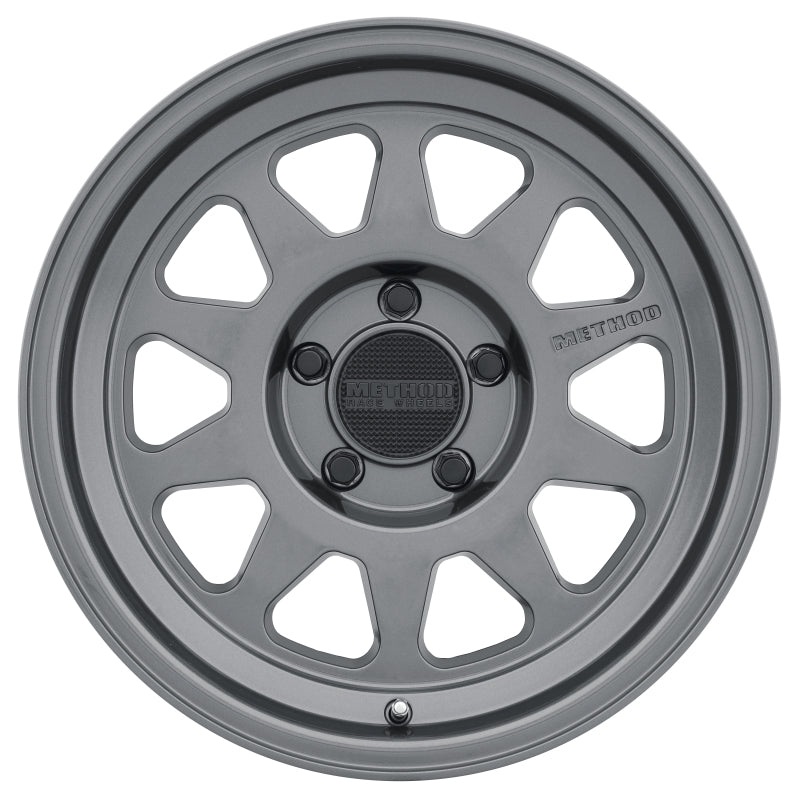 Method MR316 17×8.5 0mm Offset 5×5 71.5mm CB Gloss Titanium Wheel