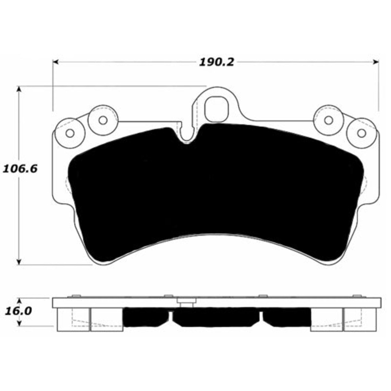 Porterfield Brake Pads for 2006 VOLKSWAGEN TOUAREG V10 – 5.0L