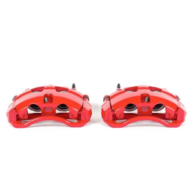 Power Stop 08-14 Ford E-150 Front Red Calipers w/Brackets – Pair