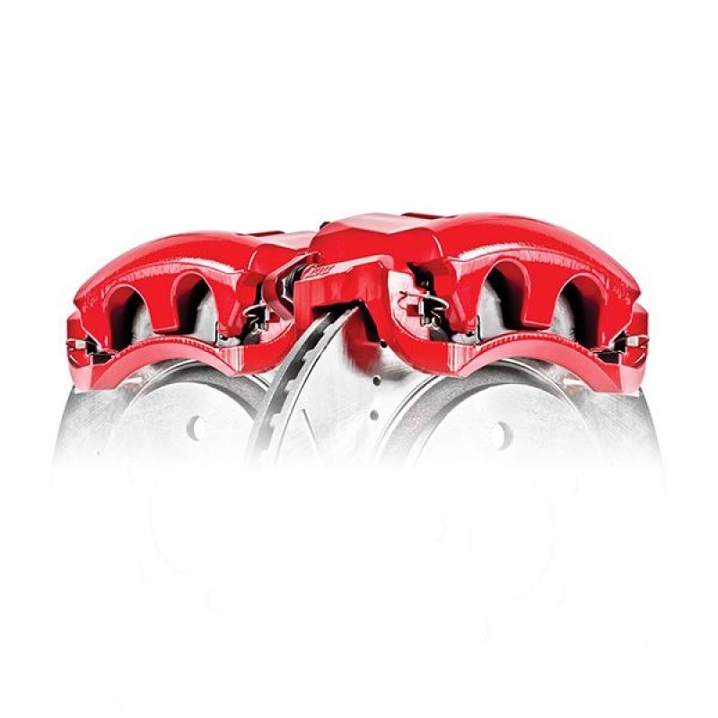 Power Stop 12-16 Ford F-250 Super Duty Front Red Caliper – Pair