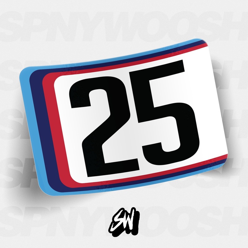Vintage Racing Numbers  BMW
