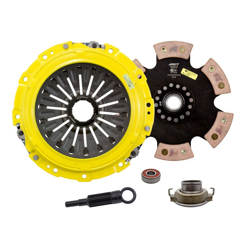 ACT Extreme Race Rigid 6 Pad Clutch Kit with Monoloc – 2007-2009 Subaru Legacy Spec.B / 2004-2021 Subaru Impreza WRX/STI