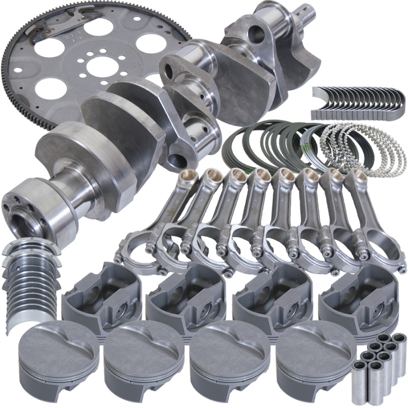 Eagle Chevy LT1350 1Pc 3.750in Crank 5.700in I-Beam 4.040in Pistons 168 Tooth FP Balanced Assembly
