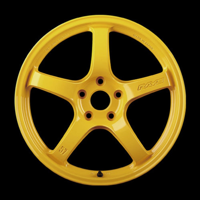 Gram Lights 57CR 2324 Wheel – 18×8.5 +50 | 5×114.3 | Mach Yellow