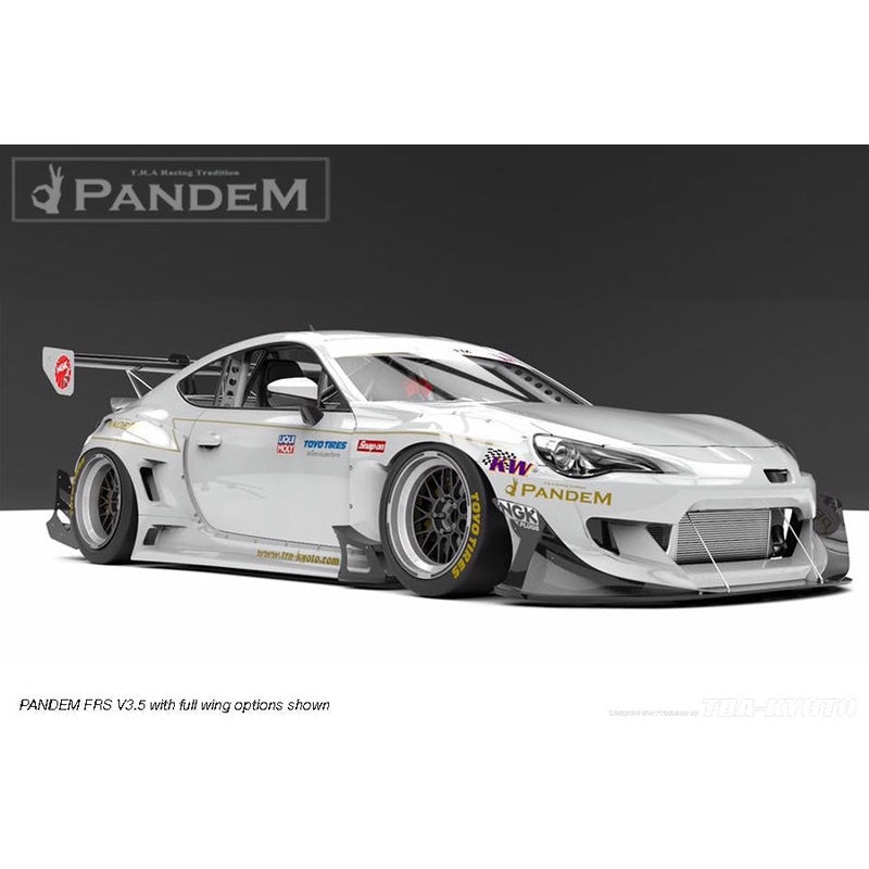 GReddy Pandem Wide Body V3 Rear Canards | 2013-2016 Scion FR-S (17010277)