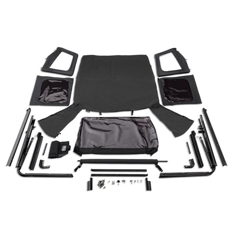 Rugged Ridge Complete Soft Top w/Black Frame 76-95 Jeep Wrangler CJ/YJ