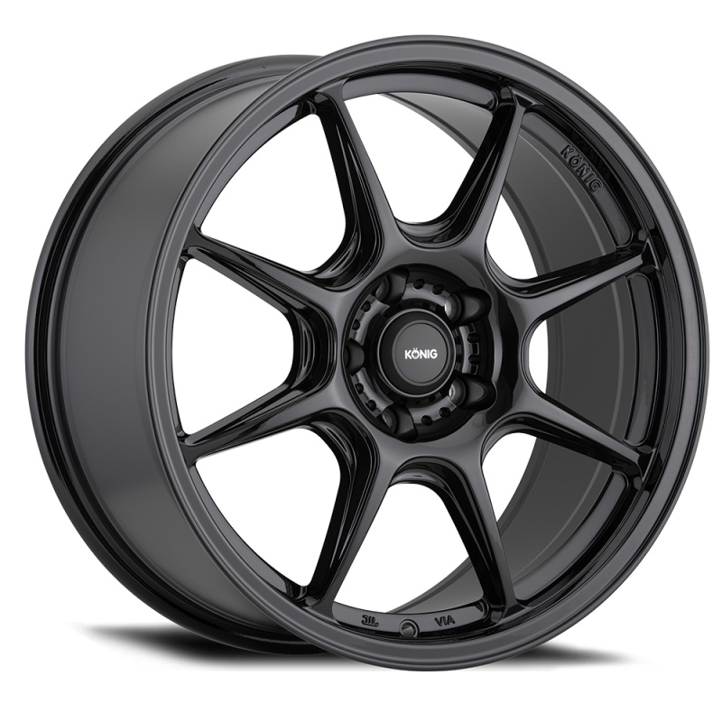 Konig Lockout 17×8 4×100 ET45 Gloss Black