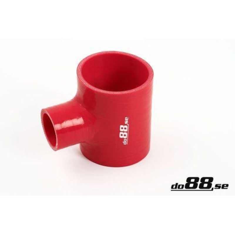 Silicone Hose Red T 3” + 1”  (76mm+25mm)